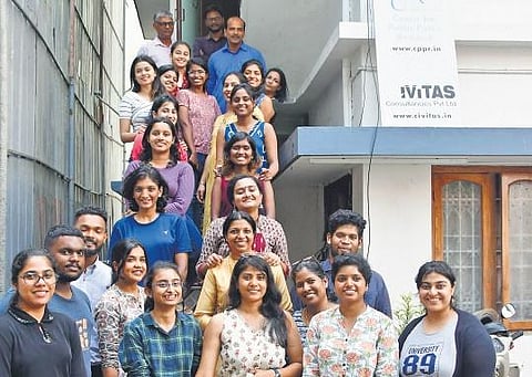 Members of the Centre for Public Policy Research. (Photo | Express)