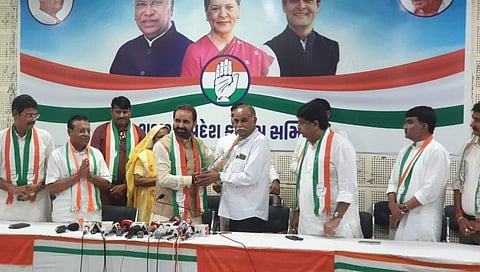 Two-time Amul director Juvansinh Chauhan has rejoined the Congress. (Twitter)