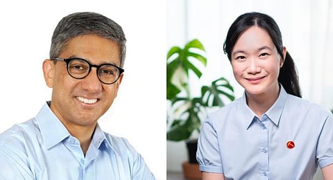 Singapore opposition MPs Leon Perera Nicole Seah have resigned after having an extramarital affair. (Facebook Photos)