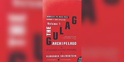 The Gulag Archipelago by Russian novelist and Nobel Prize winner Aleksandr Solzhenitsyn