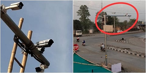 The ANPR camera-based solution has been installed at nine new major locations/routes across the state. (Photo | Special Arrangement)