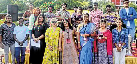 The group at Chennai Central station