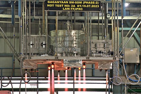 ISRO successfully conducted hot test of Gaganyaan Service Module Propulsion System
