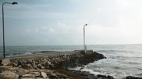 Thirumullavaram beach. (Photo | Express)