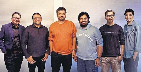 Karthik Gowda, and Yogi G Raj with team TVF Motion Pictures