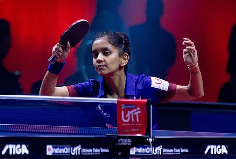 Table tennis star Sreeja Akula. (Ultimate Table Tennis)
