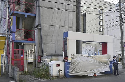 FILE - This image of the hotel where the headless body of a man was found in Sapporo, northern Japan on July 8, 2023. (Photo | AP)
