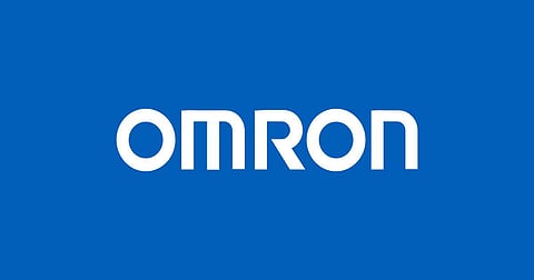 Japanese medical equipment maker Omron's logo.