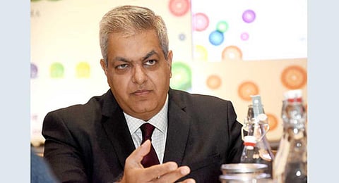 Amit prothi, Director General, Coalition for Disaster Resilient Infrastructure (CDRI) during the G20 3rd Disaster Risk Reduction working group meeting held at Itc grand in chennai on Monday. (ENS)