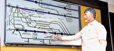 TDP chief N Chandrababu Naidu