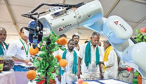 Farmers from across the state thronged Tiruchy to participate in the three-day Velan Sangamam inaugurated by CM MK Stalin on Thursday | M K Ashok Kumar