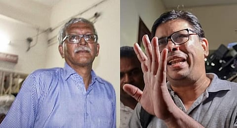 Activists Vernon Gonsalves (L) Arun Ferreira. (FILE | Photos - PTI)