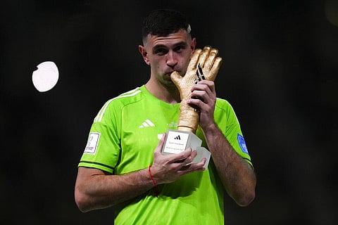 Argentina's goalkeeper Emiliano Martinez. (File Photo | AP)
