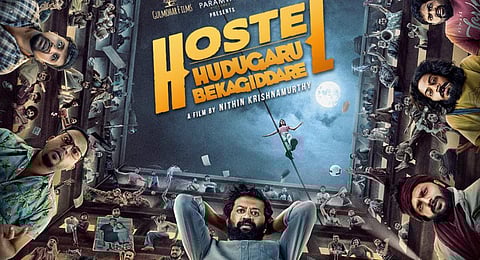 Poster of the film 'Hostel Hudugaru Bekagiddare'.(Photo | Twitter)