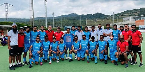 Indian men's hockey team (Photo | Hockey India @ Twitter)