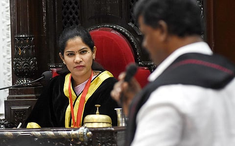 Chennai Mayor R Priya (Photo | Ashwin Prasath, EPS)