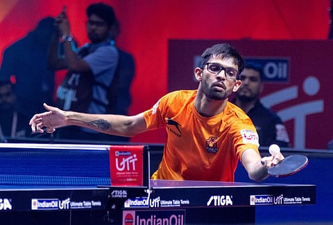 Table Tennis player Manush Shah.