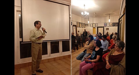 Audience at Lamakaan, a cultural space centre.