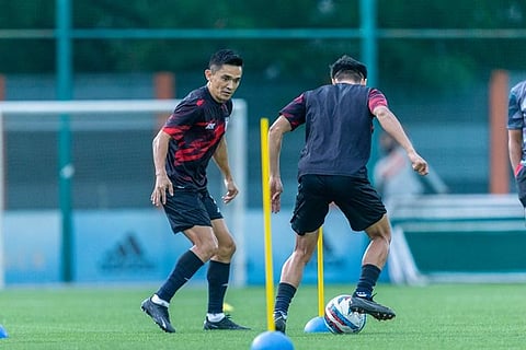 Sunil Chhetri. (File Photo)