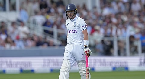England batter Ollie Pope. (Photo | AP)