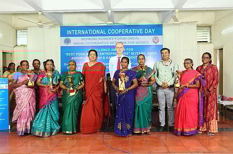 Six women won awards at the ceremony. (Photo | Express)