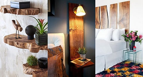 Use natural or reclaimed wood in your décor and see how it sparks a conversation