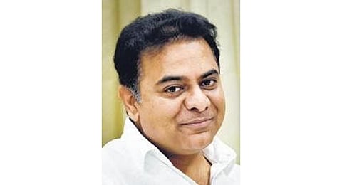 KT Rama Rao, BRS working president. (Photo | Express)