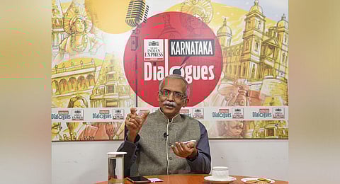 Chief Post Master General S Rajendra Kumar. (Photo | Vinod Kumar T, EPS)