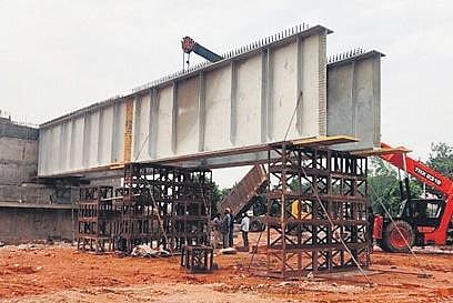 An under-construction bridge at Sunakhani-Samal section | Express