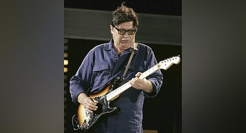 Robbie Robertson performs at the Crossroads Guitar Festival in Chicago in 2007. (Photo | AP)