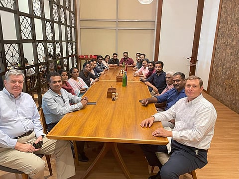 Compaero India founders with employees