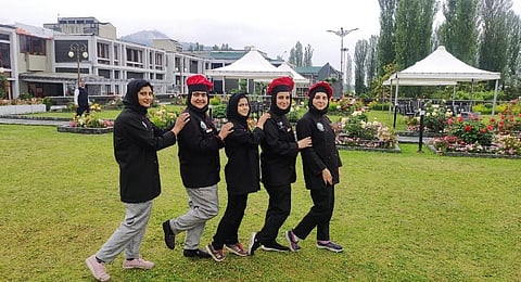 A few members of the group who broke the gender stereotype by venturing into a field that was restricted to males.