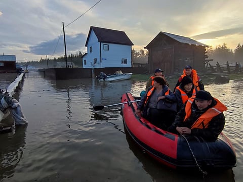 Russia has evacuated more than 2,000 people from flooded areas in its Far East