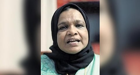 Vilayil Faseela, known for her contribution in popularising Mappilapattu worldwide.