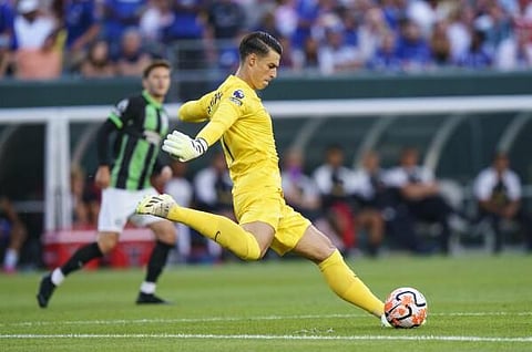 Chelsea's Kepa Arrizabalaga. (Photo | AP)