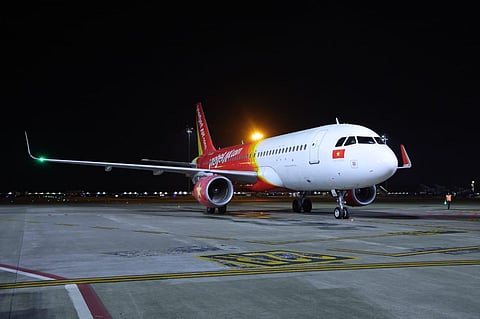 The direct flight service, identified as VJ1811, is set to operate four days a week. (Photo | Express)