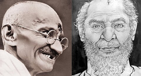 Mahatma Gandhi's life was saved by Batak Mian (R). (File Photos)