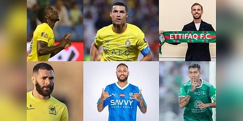 Marquee footballers making the switch from European leagues to Saudi Arabia shows no sign of stopping. (Photo | Twitter)