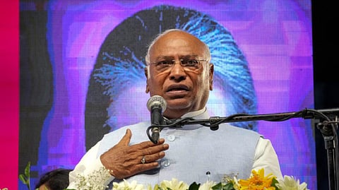 Congress President Mallikarjun Kharge.
