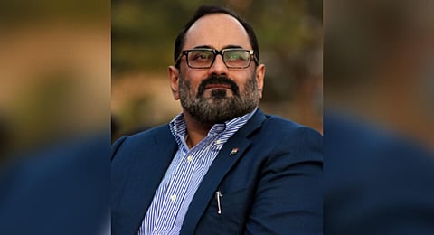 Union Minister of State for Skill Development and Entrepreneurship and Electronics and IT, Rajeev Chandrasekhar.