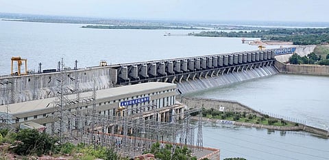 Almatti dam filled to the brim