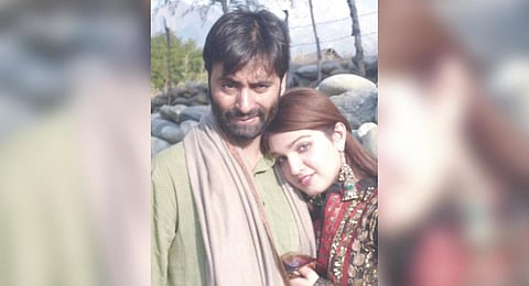 Jammu and Kashmir Liberation Front (JKLF) chief Yasin married Pakistani artist Mushaal in Rawalpindi in 2009. (Mushaal | Twitter)