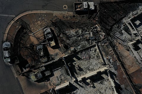 Embattled officials in Hawaii who have been criticized for the lack of warnings as a deadly wildfire ripped through a town insisted that sounding emergency sirens would not have saved lives. (Photo |