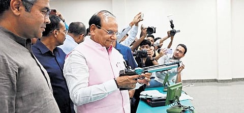 V K Saxena inaugurates 23-acre sports complex at Dwarka