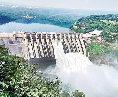 Srisailam reservoir. (Photo | Express)