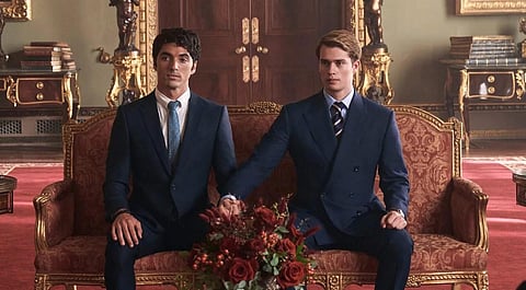 A scene from the film Red, White and Royal Blue.