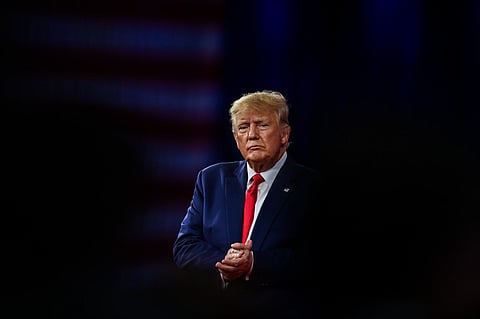 Donald Trump was indicted on August 1, 2023 over his efforts to overturn the results of the 2020 election. Photo | AFP)