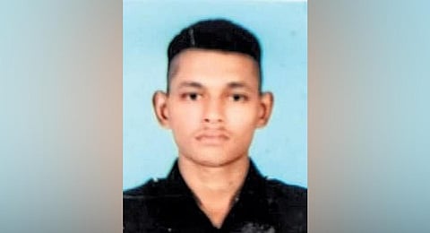Army jawan Sirigiri Surendra. (Photo | Express)