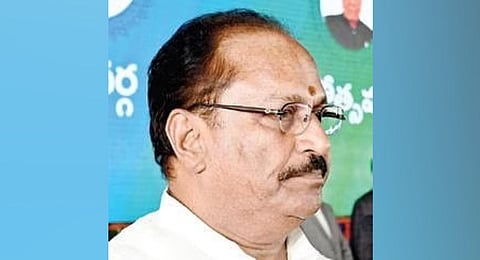 Andhra Pradesh Deputy Chief Minister (Endowments) Kottu Satyanarayana. (Photo | Express)