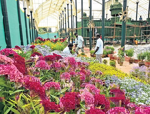 The flower show themed around Valmiki and his epic work is seen as a move to please the people belonging to the Valmiki community, who were upset by the scam.